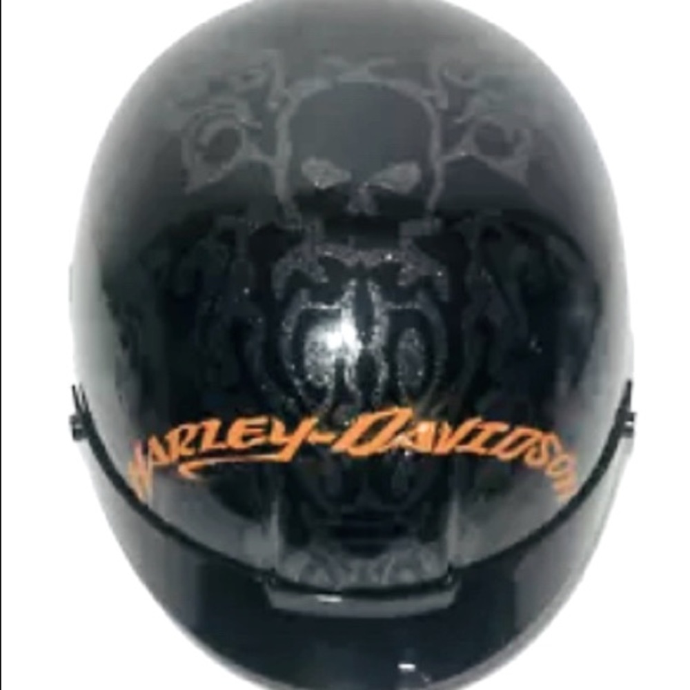 Harley Davidson Willie G half helmet w/face shield & quick release
